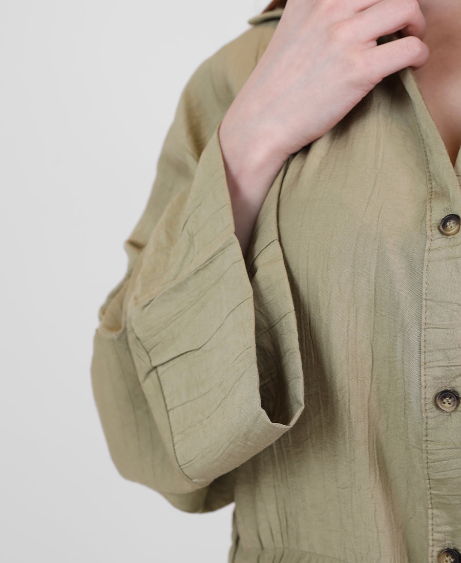 Tie waist shirt
