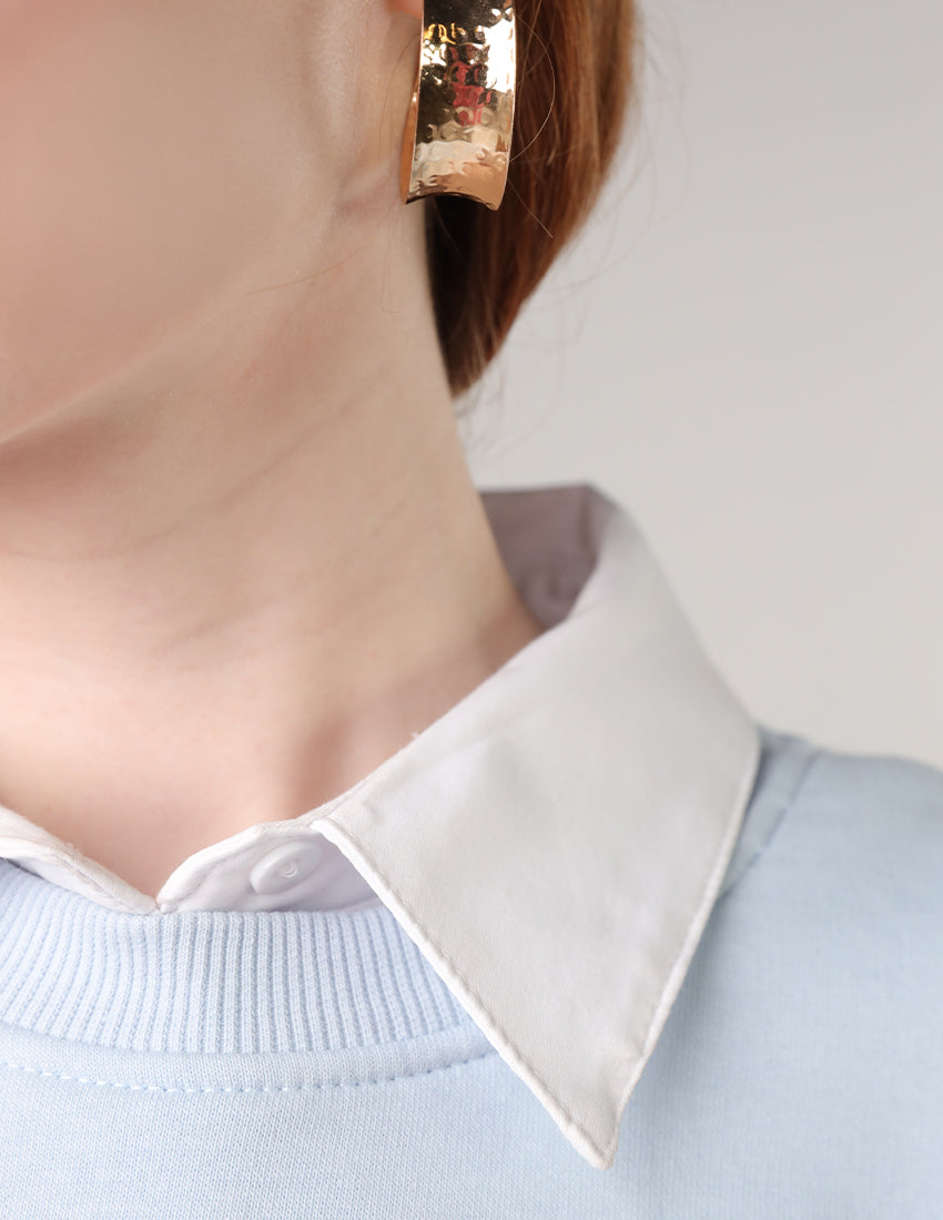 سويت شيرت قطني مقصوص