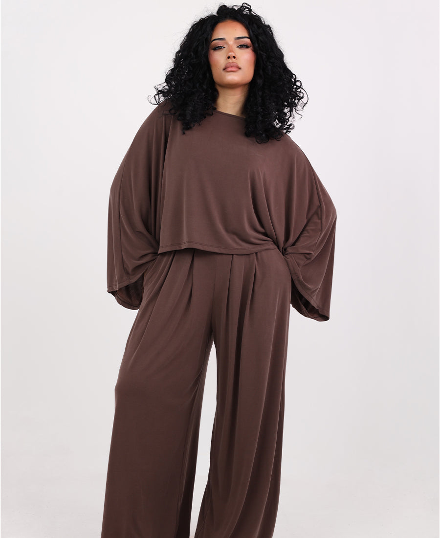 Batwing oversize blouse