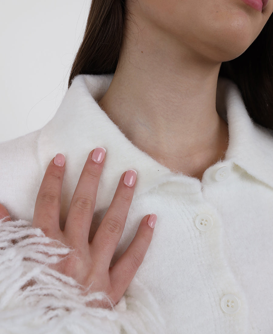 Blouse with fringe on the sleeves