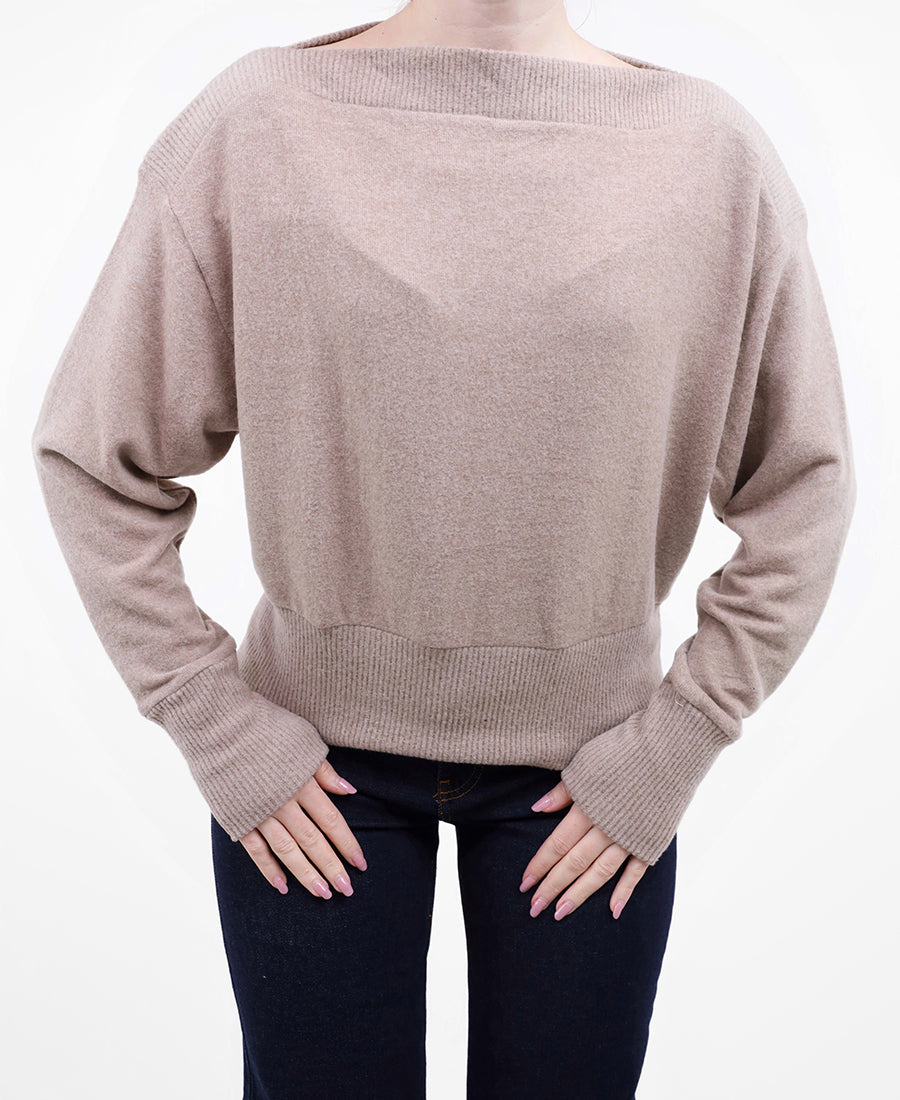 Wide Neckline Top