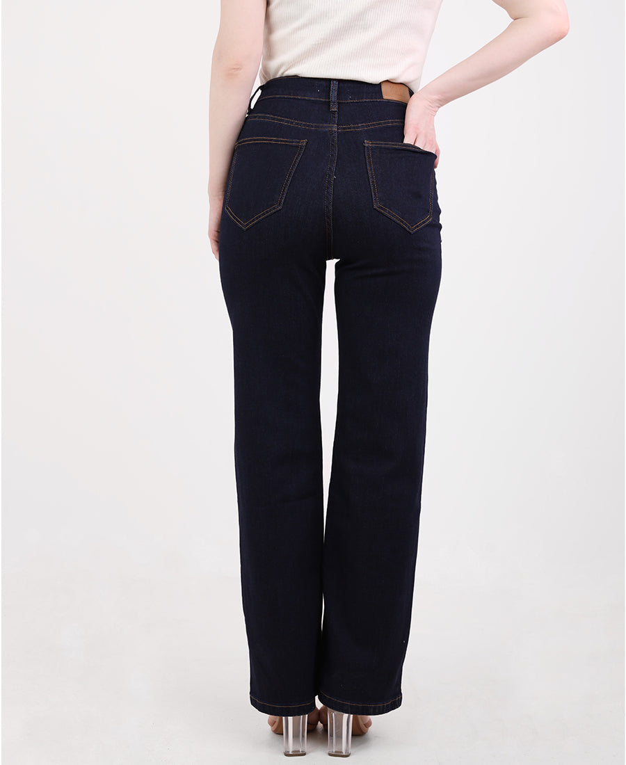 Straight-leg jeans