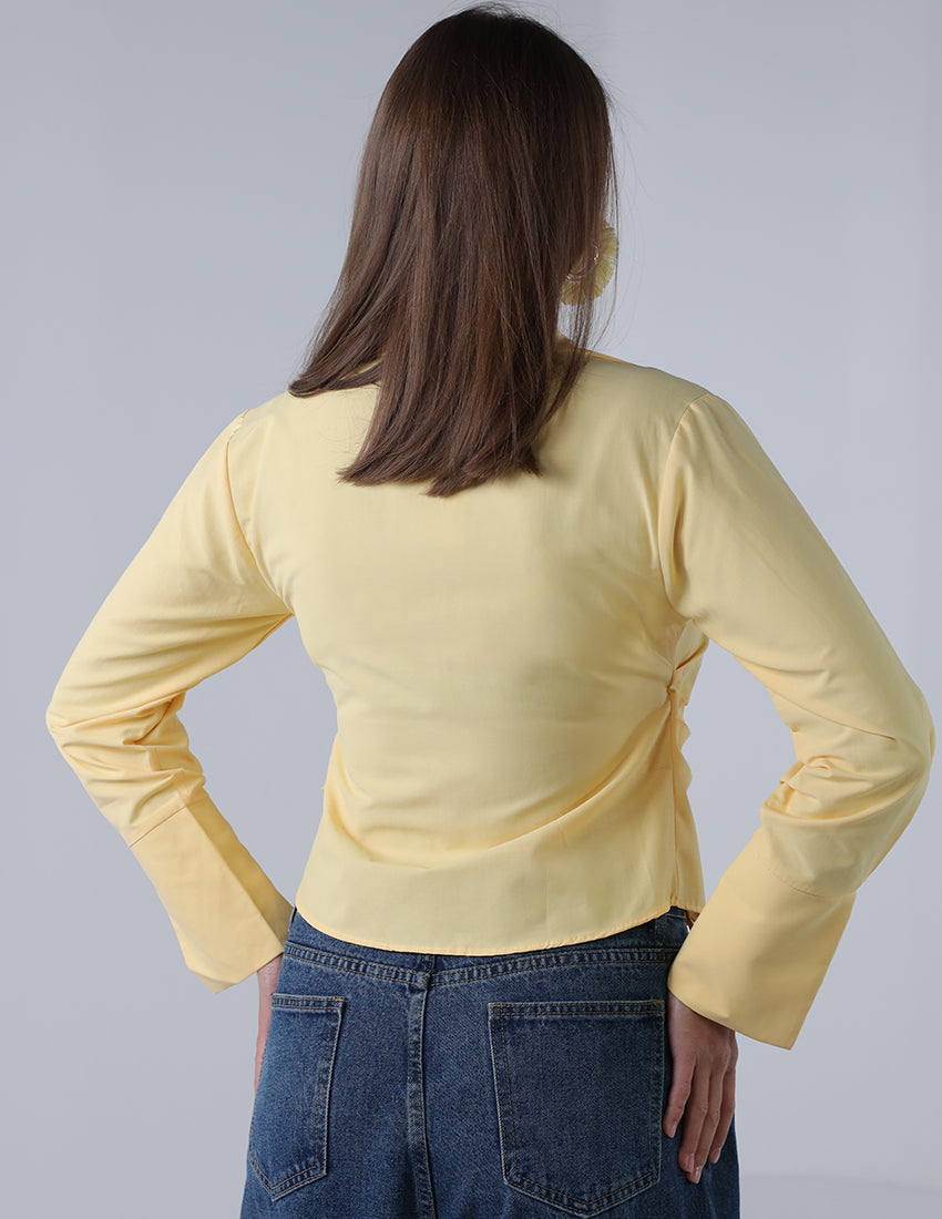 قميص برباط الخصر