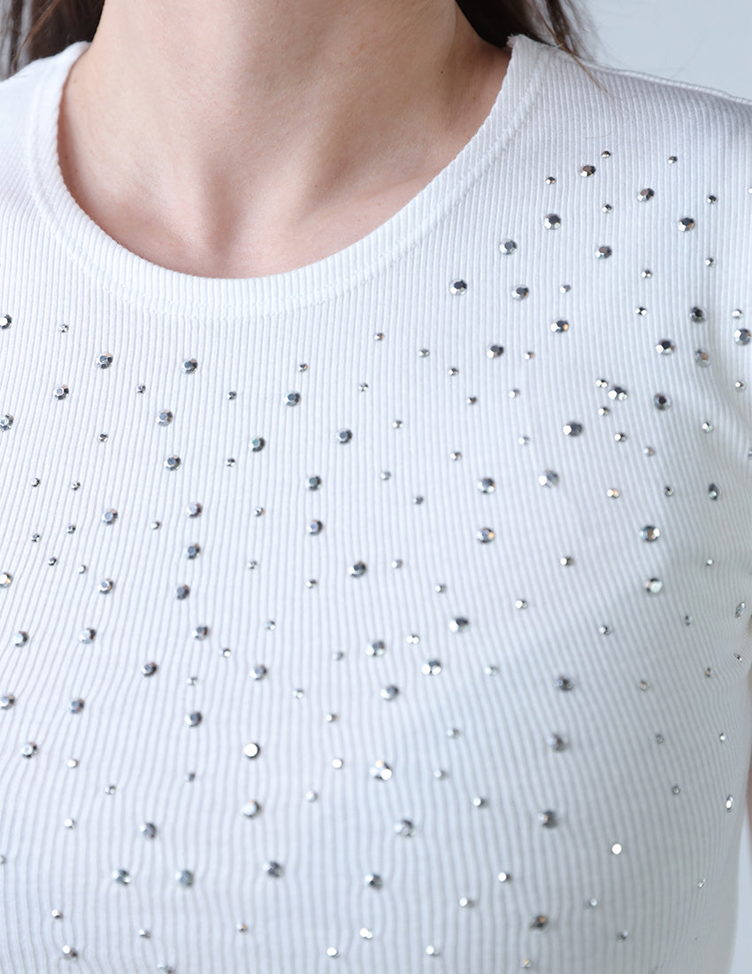 ستراس - توب بدون أكمام