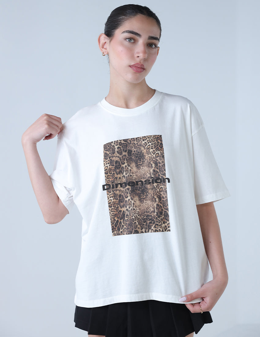 Tiger print t-shirt