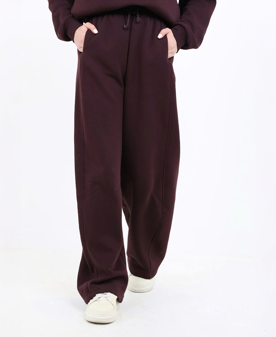 Wide leg sweatpants