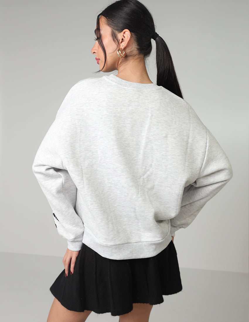 Sweatshirt with Tiger Graphic
