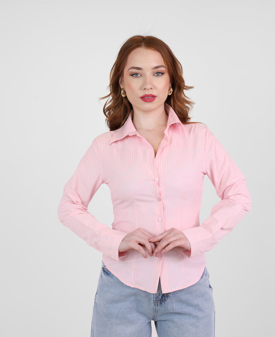 Fit striped shirt
