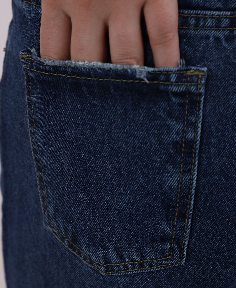 Blue Straightcut Jeans