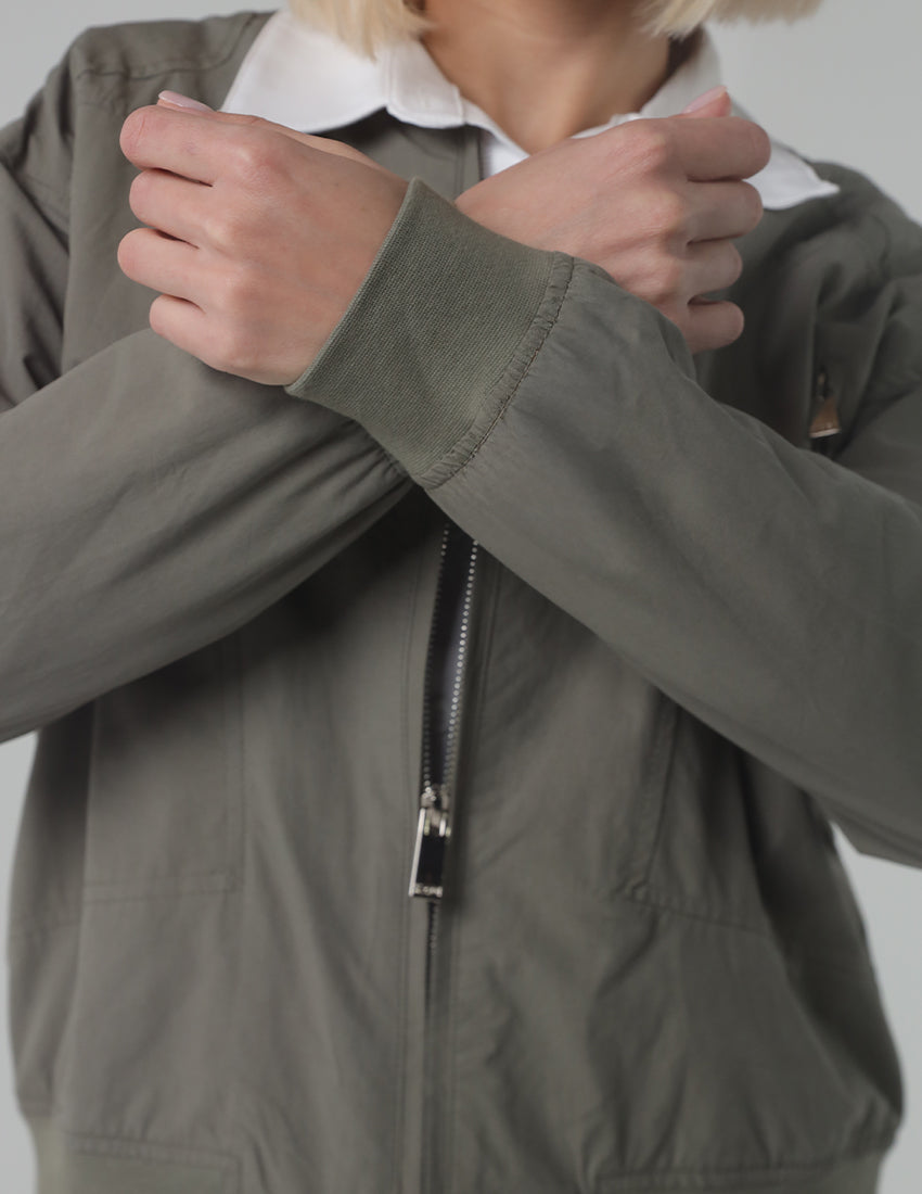 سترة بومبر بسحاب