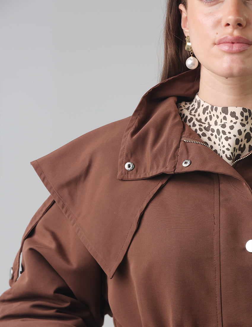 Oversized utility parka