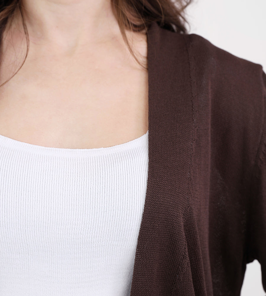 Soft wool cardigan