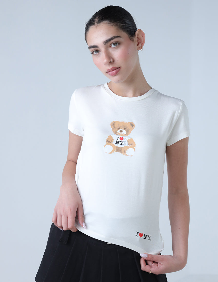 تي شيرت "أنا أحب نيويورك تيدي بير"