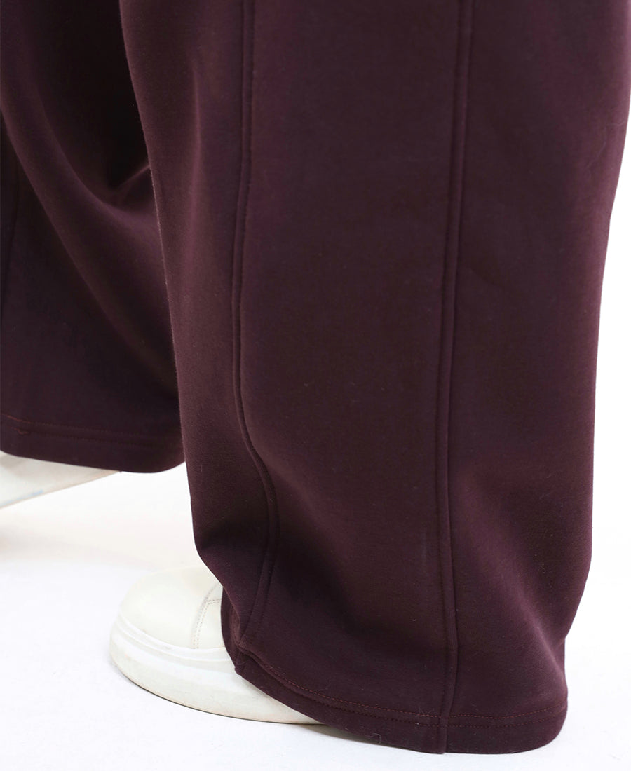 Wide leg sweatpants