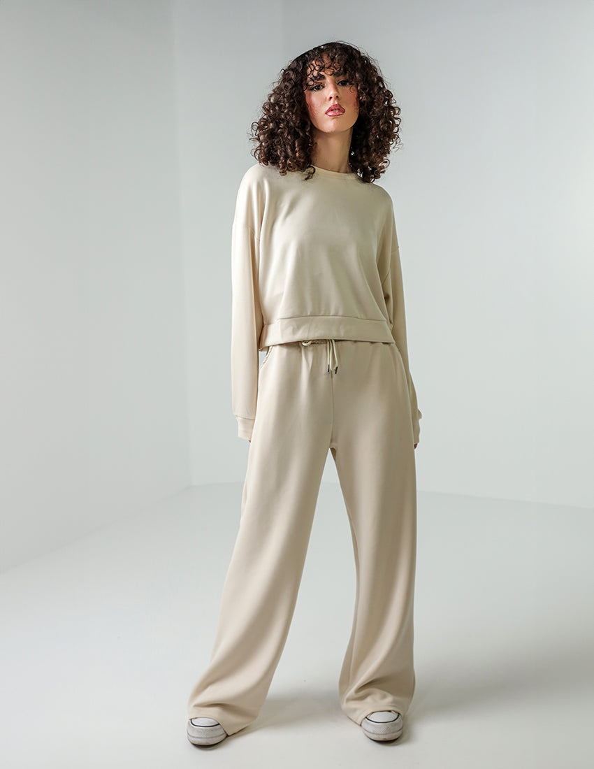 Straight-cut Sweatpants