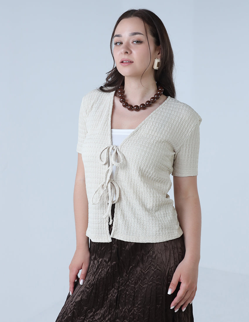 short sleeve open top