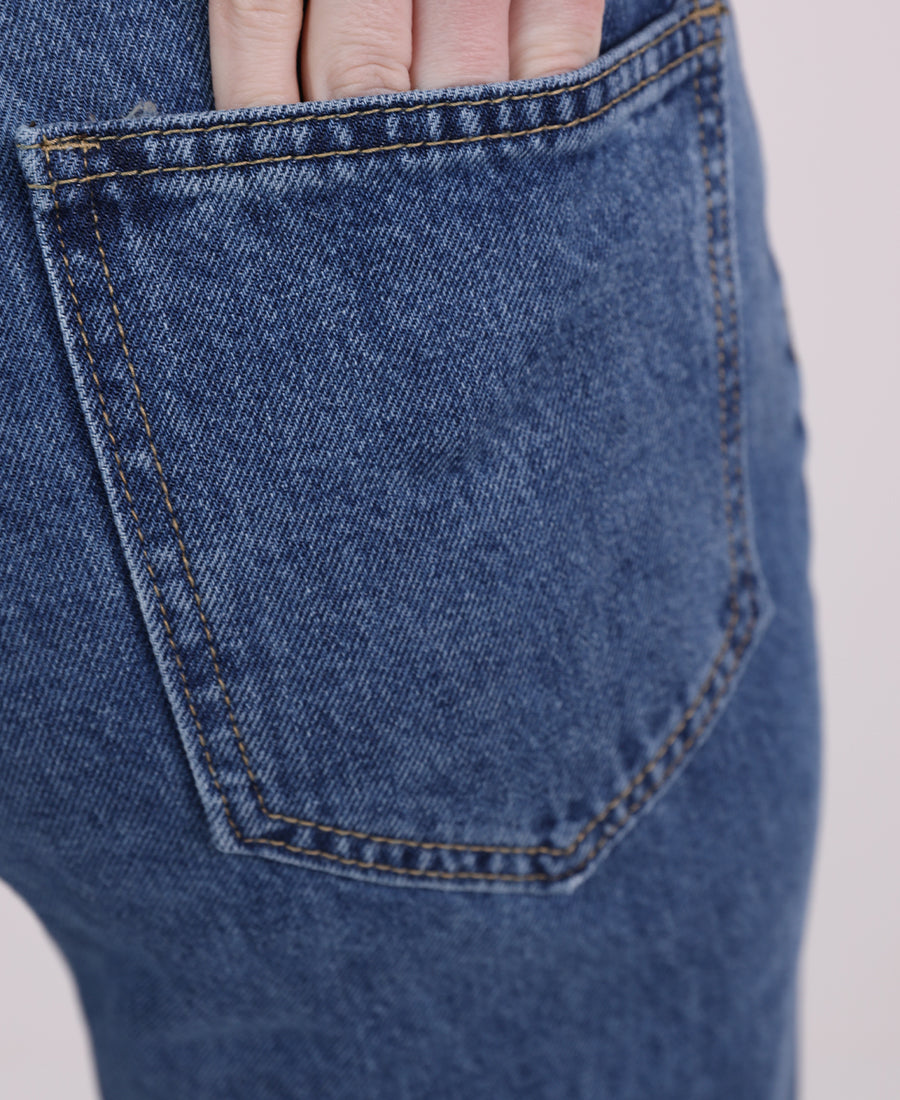 Straight-leg jeans