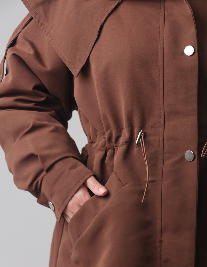 Oversized utility parka