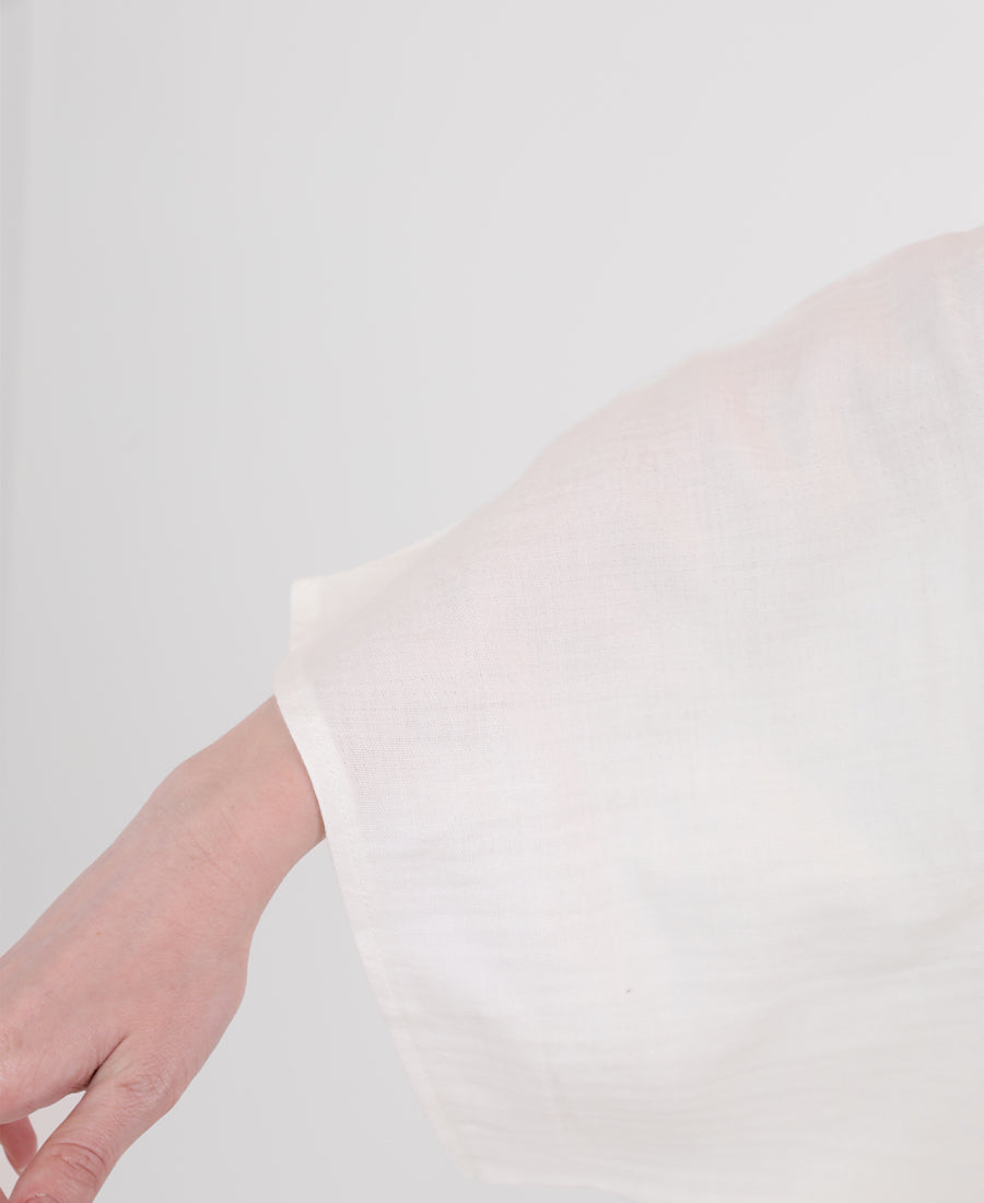 White batwing blouse