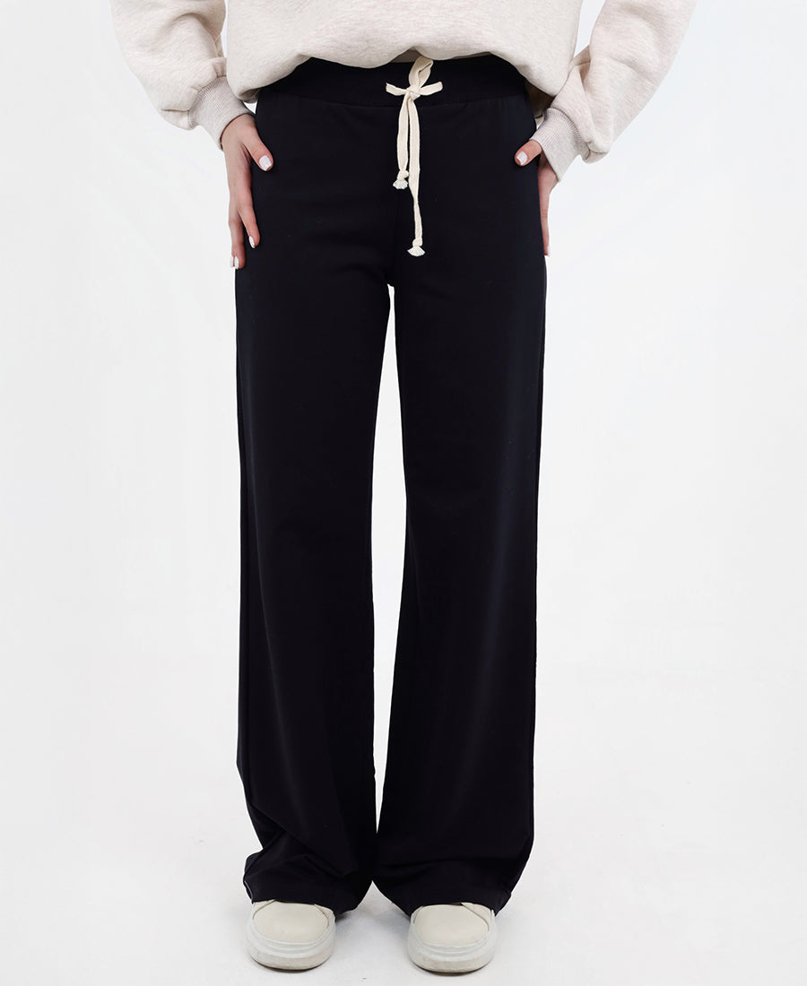 Cotton straight sweatpants