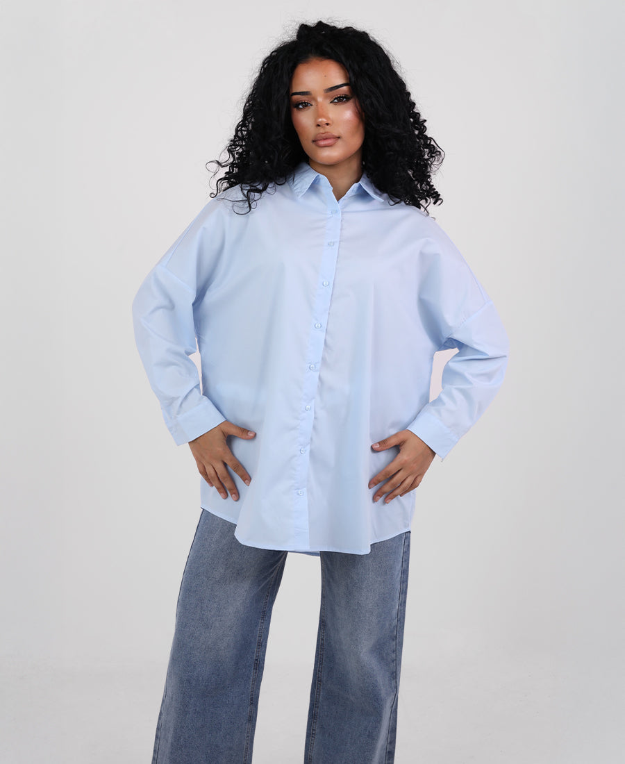 Plain oversized shirt