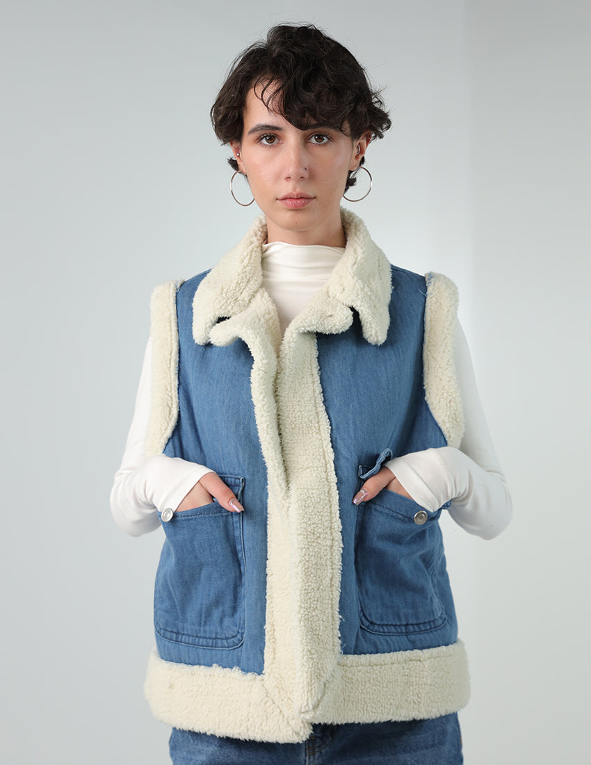 Denim vest