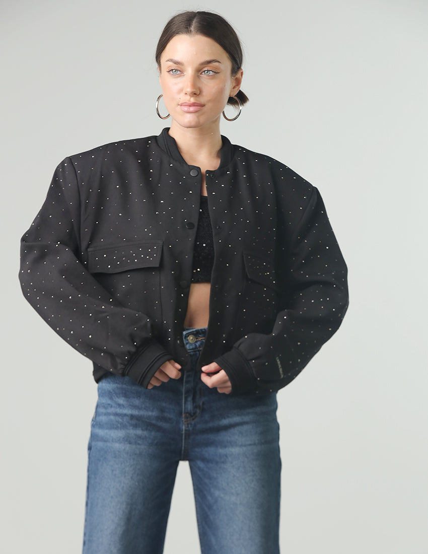 Oversized bomber jacket