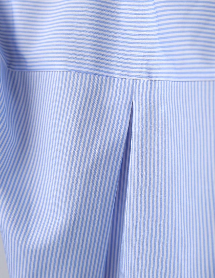 قميص مخطط بألوان الباستيل