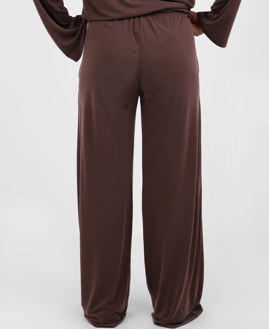 Butter pants straight cut elastic waist