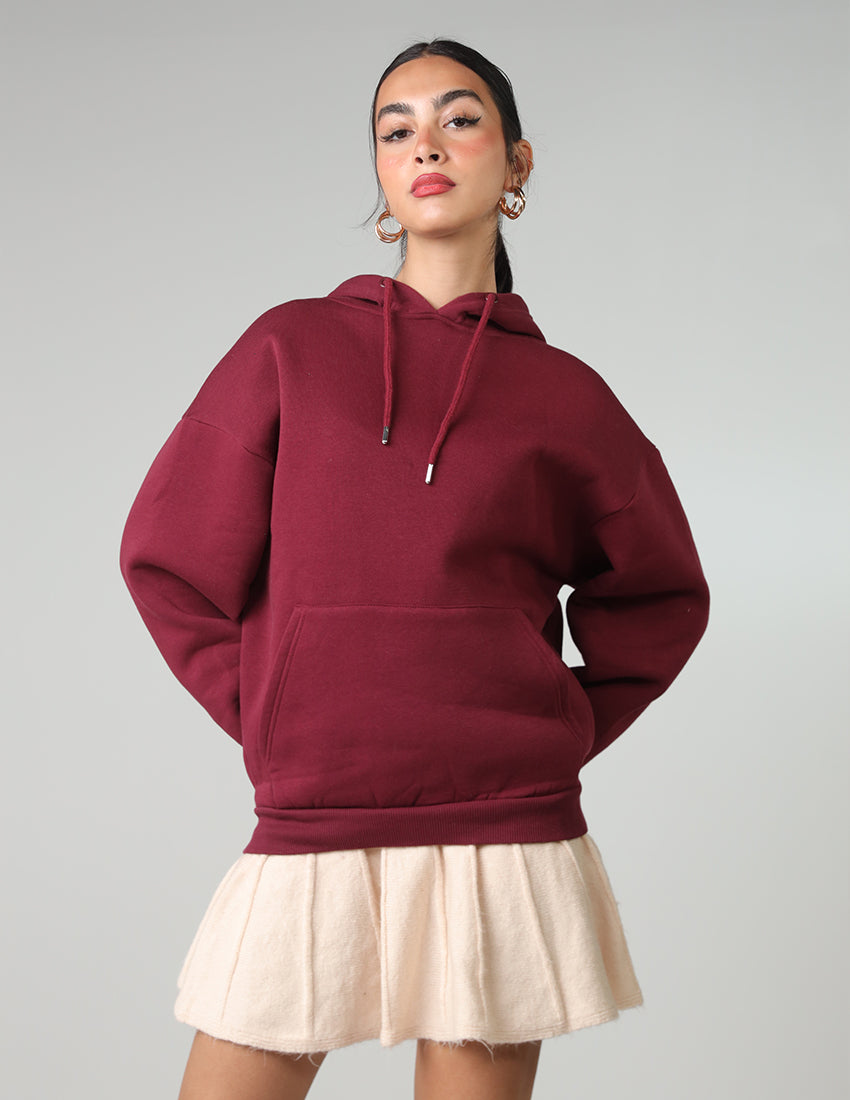 Cotton Hoodie with Kangaroo Pocket