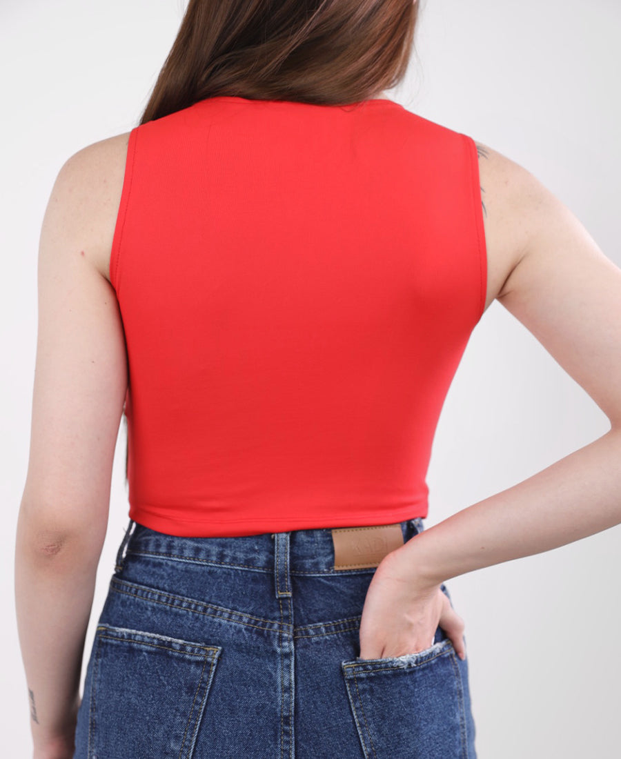 Top wide drill camisole