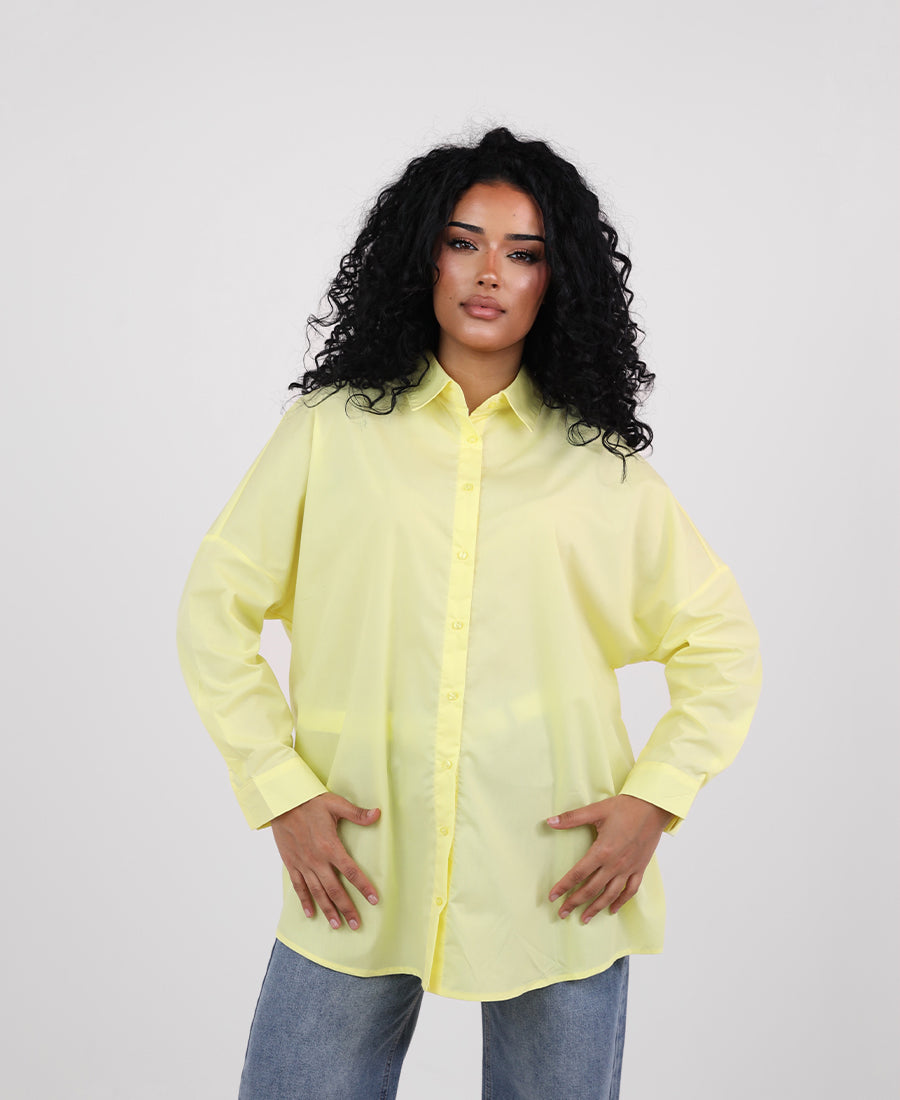 Plain oversized shirt
