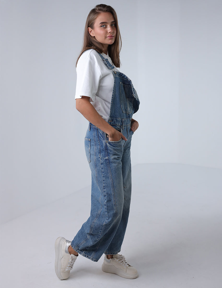 Denim overalls