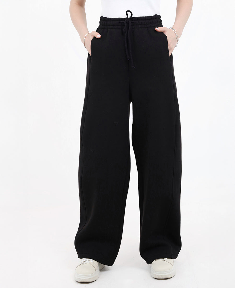 Wide leg sweatpants
