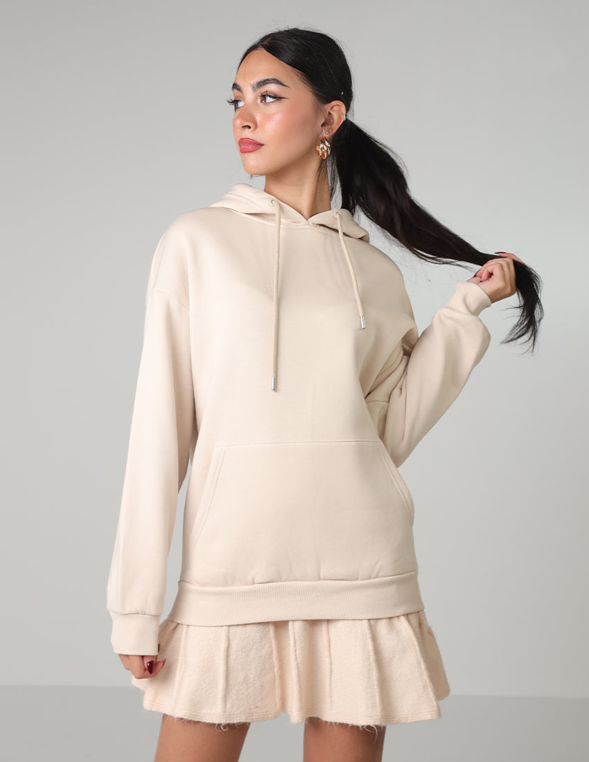 Cotton Hoodie with Kangaroo Pocket