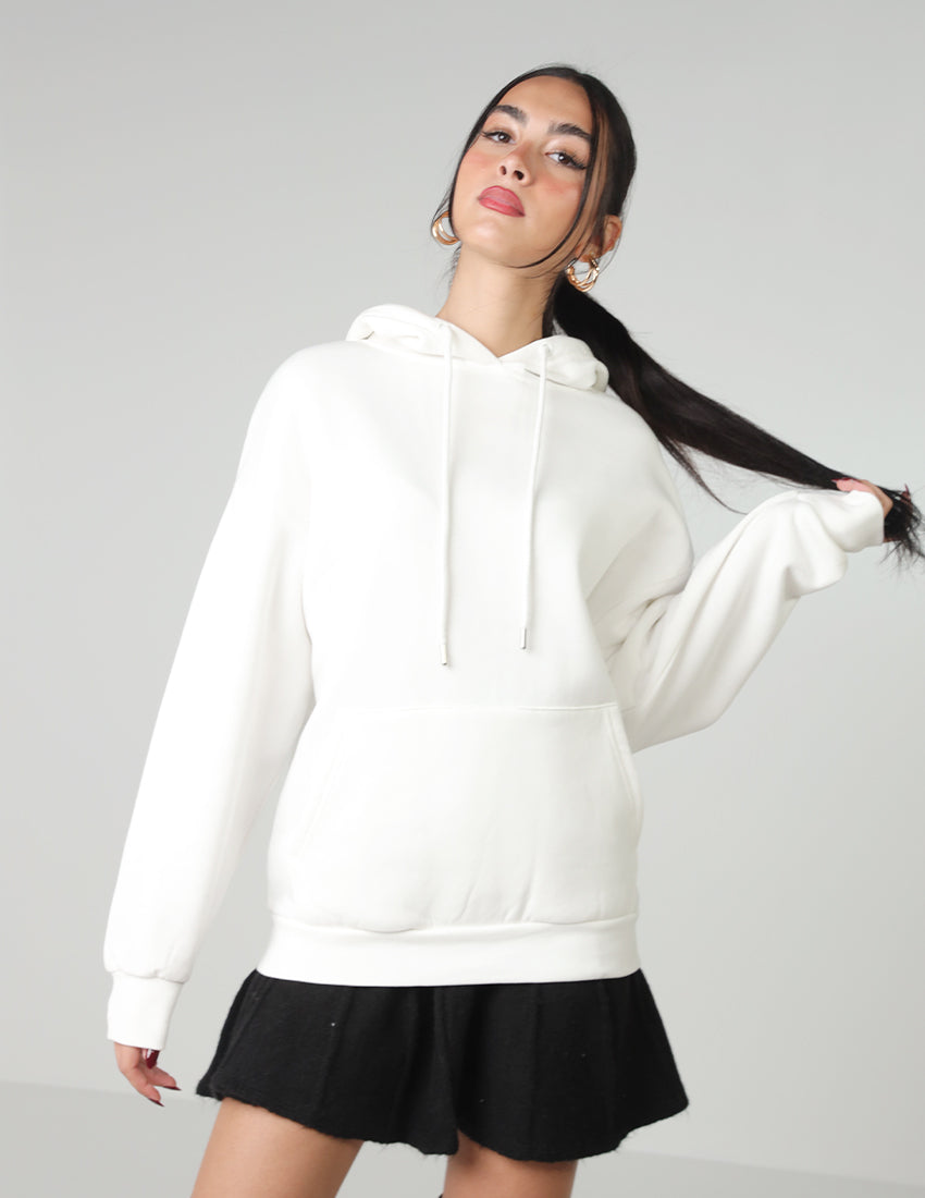 Cotton Hoodie with Kangaroo Pocket