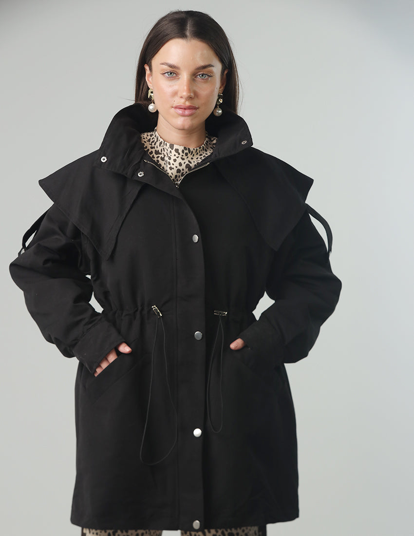 Oversized utility parka