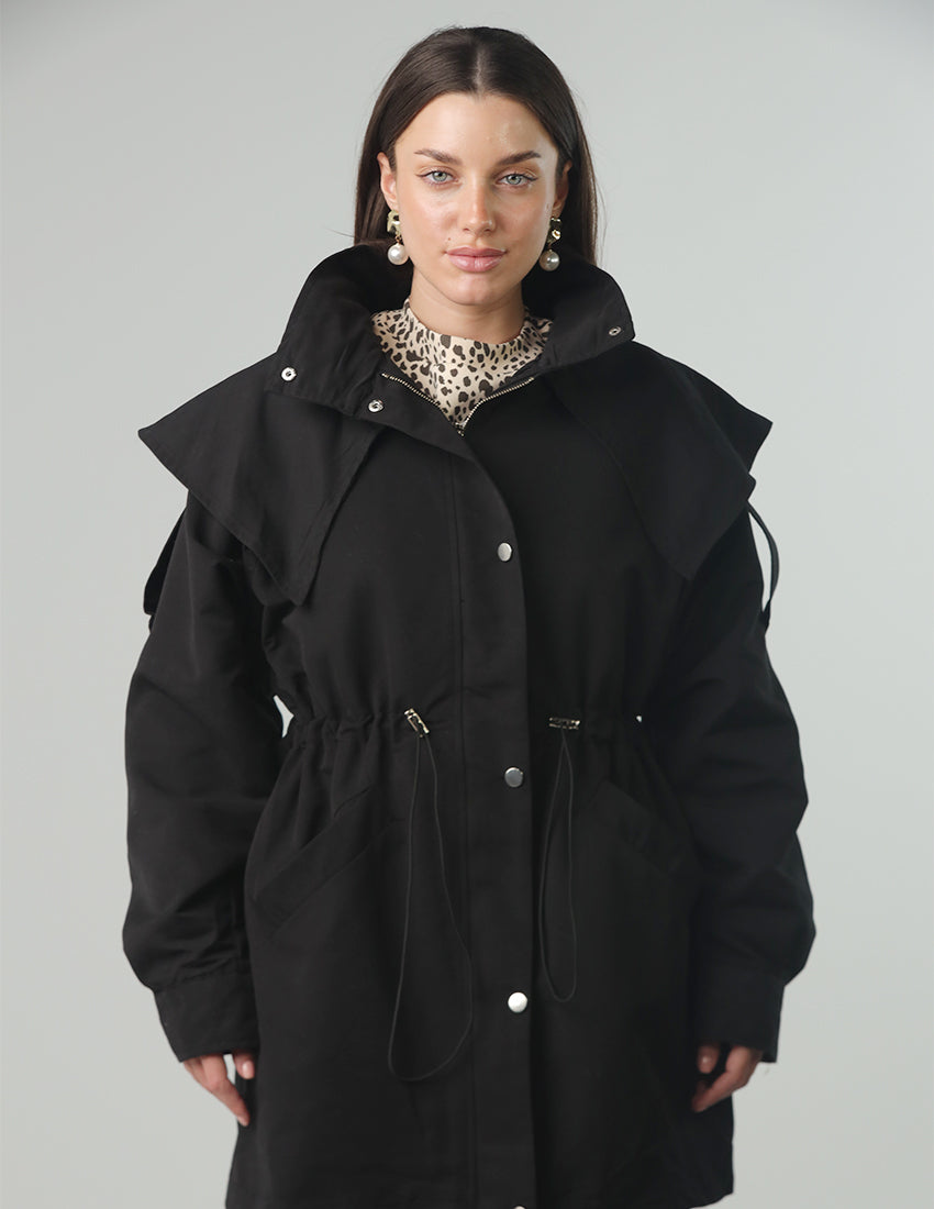 Oversized utility parka
