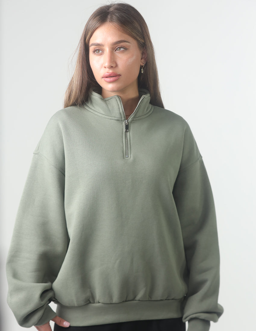Half-Zipper Sweater