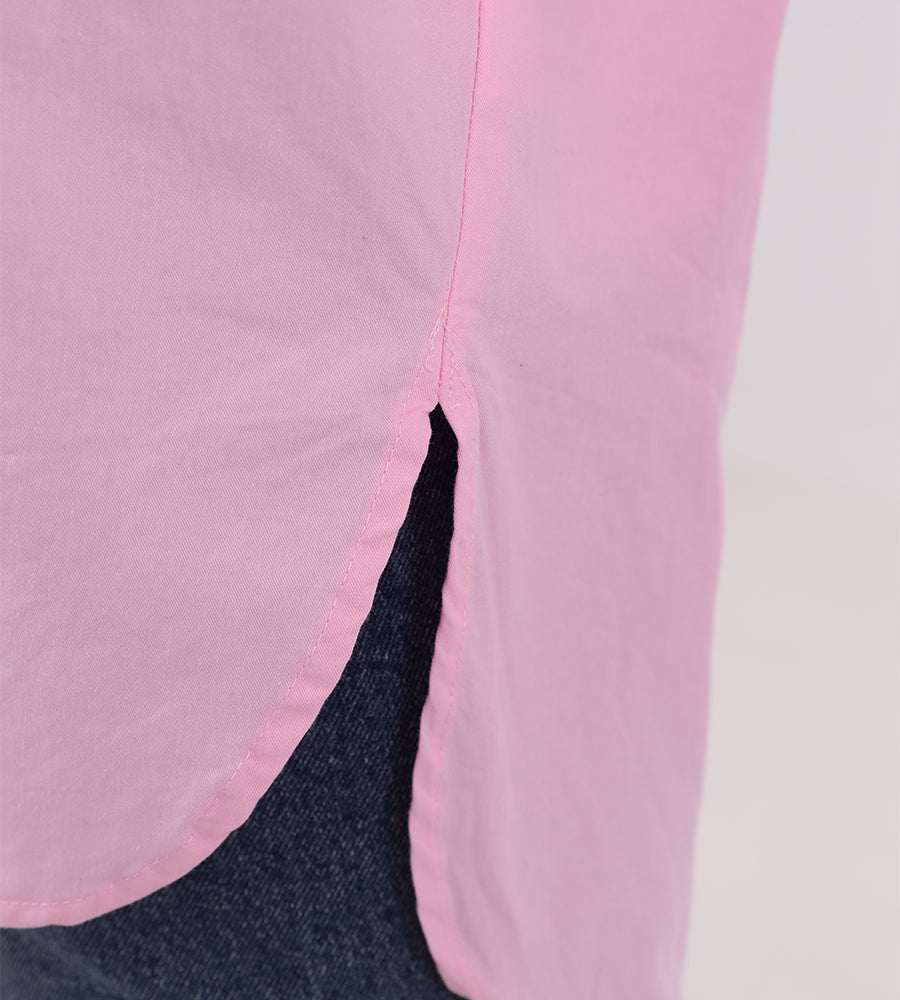 Oversized button-down shirt