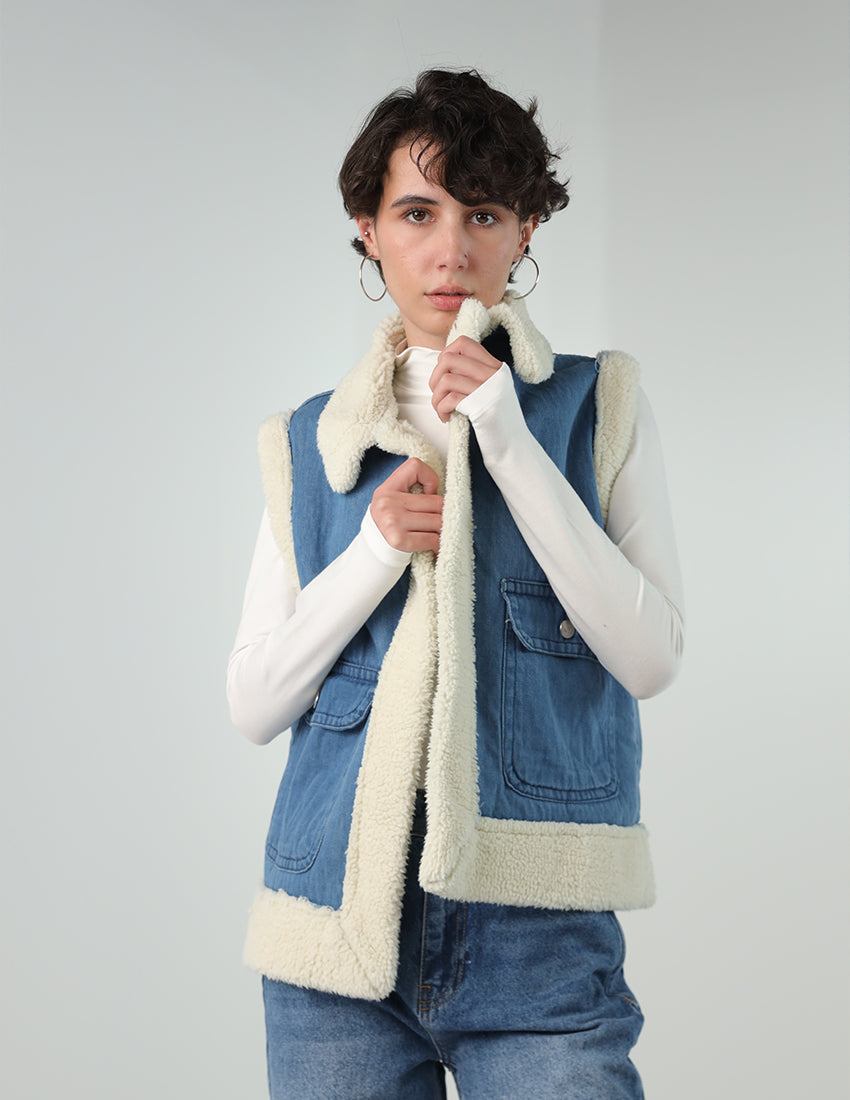 Denim vest