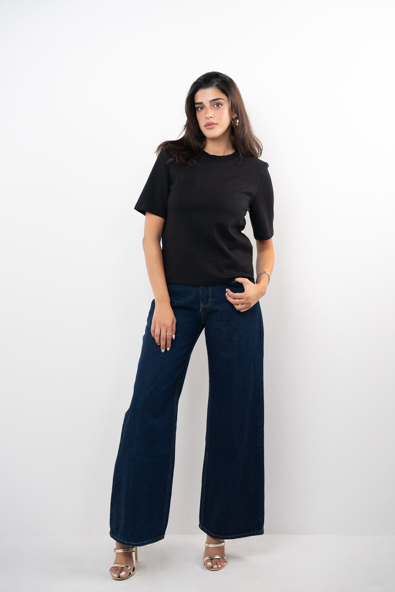 Padded Shoulder T-shirt
