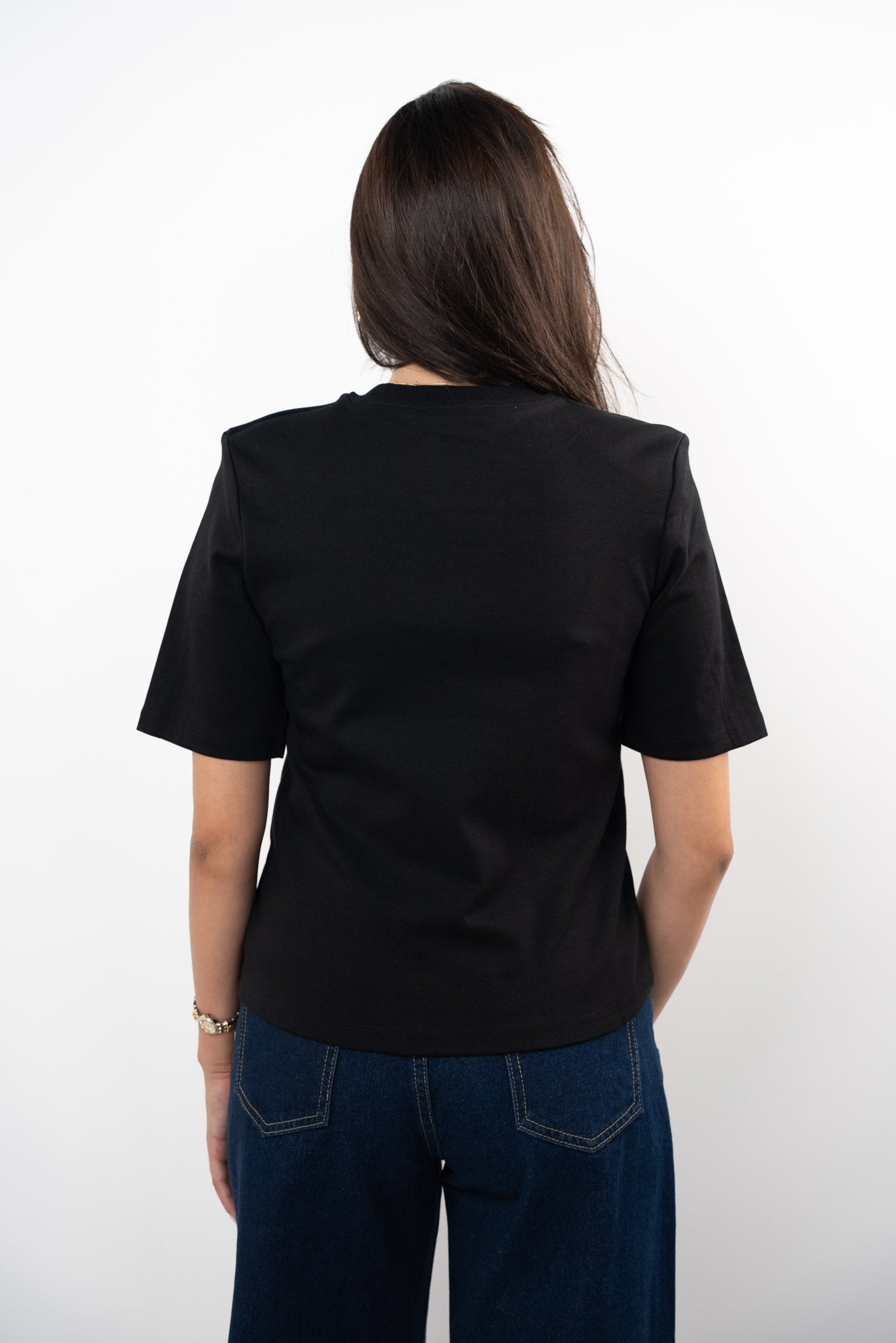 Padded Shoulder T-shirt