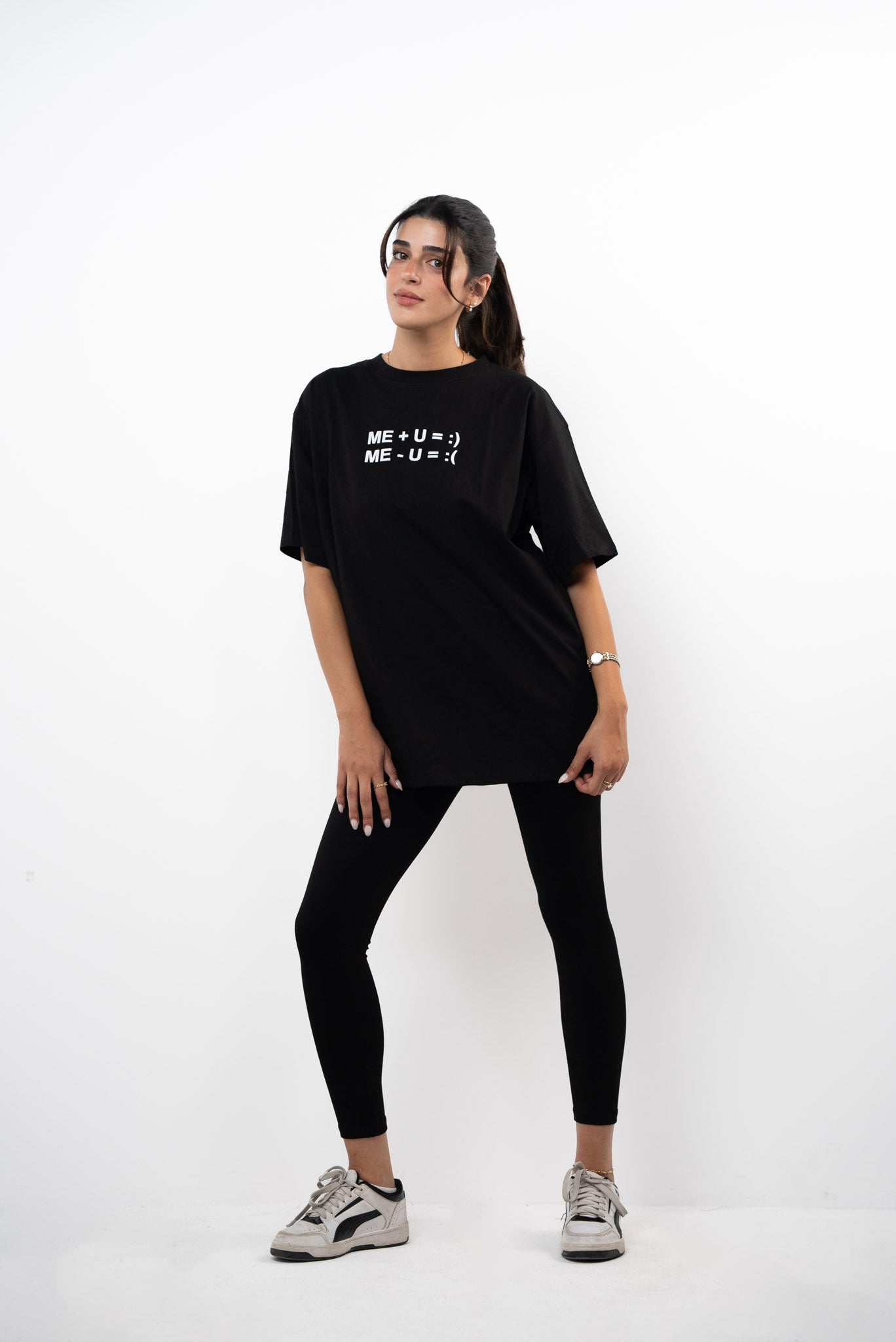 Oversized ME+U T-shirt