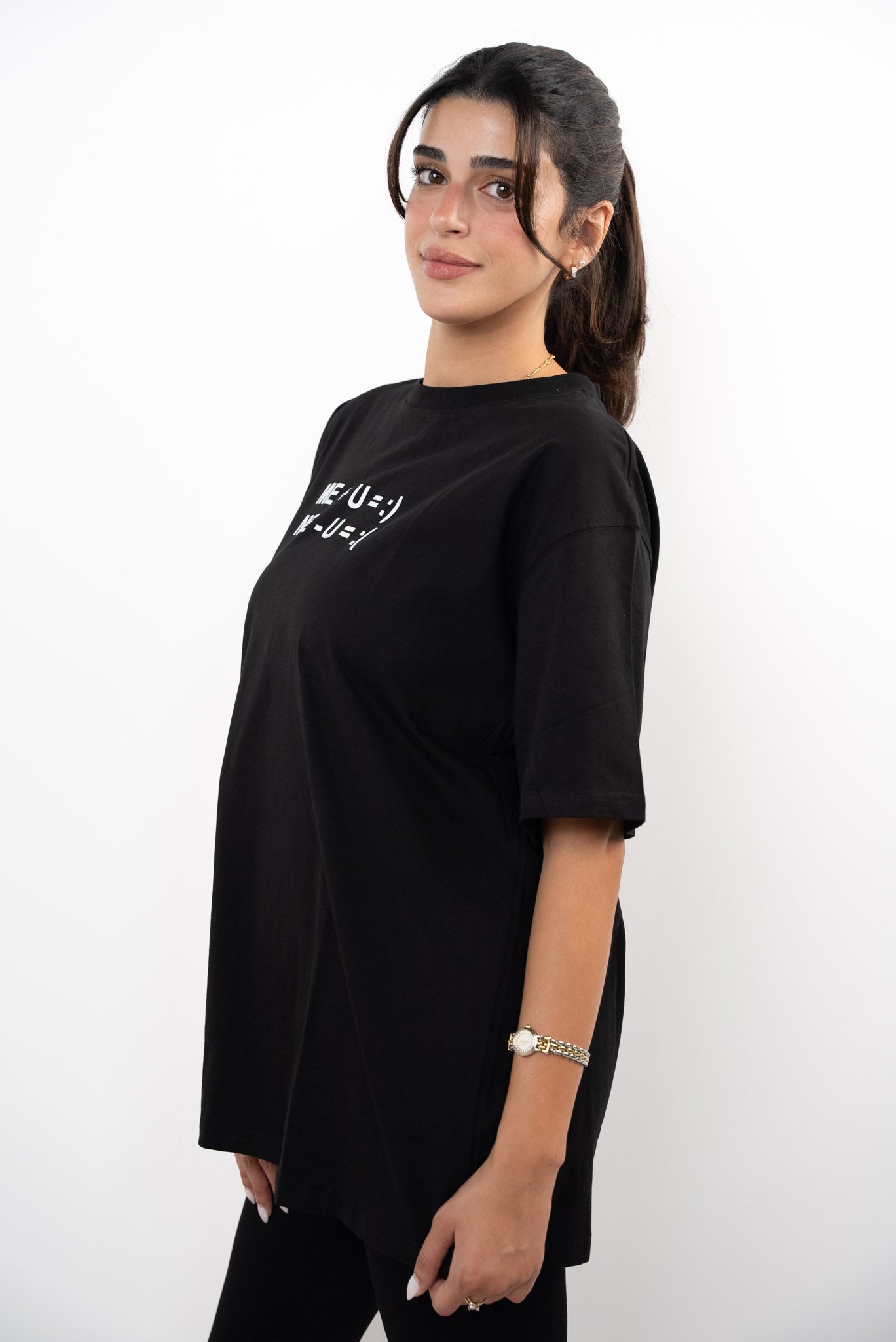 Oversized ME+U T-shirt