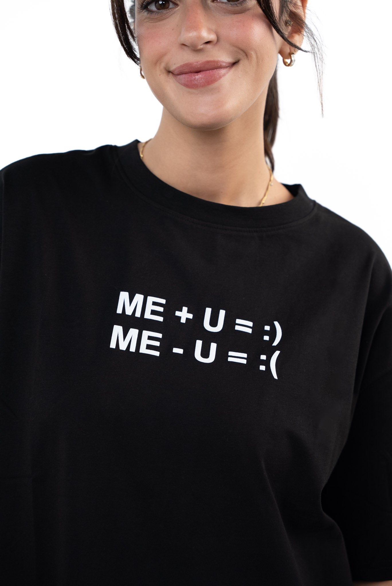 Oversized ME+U T-shirt