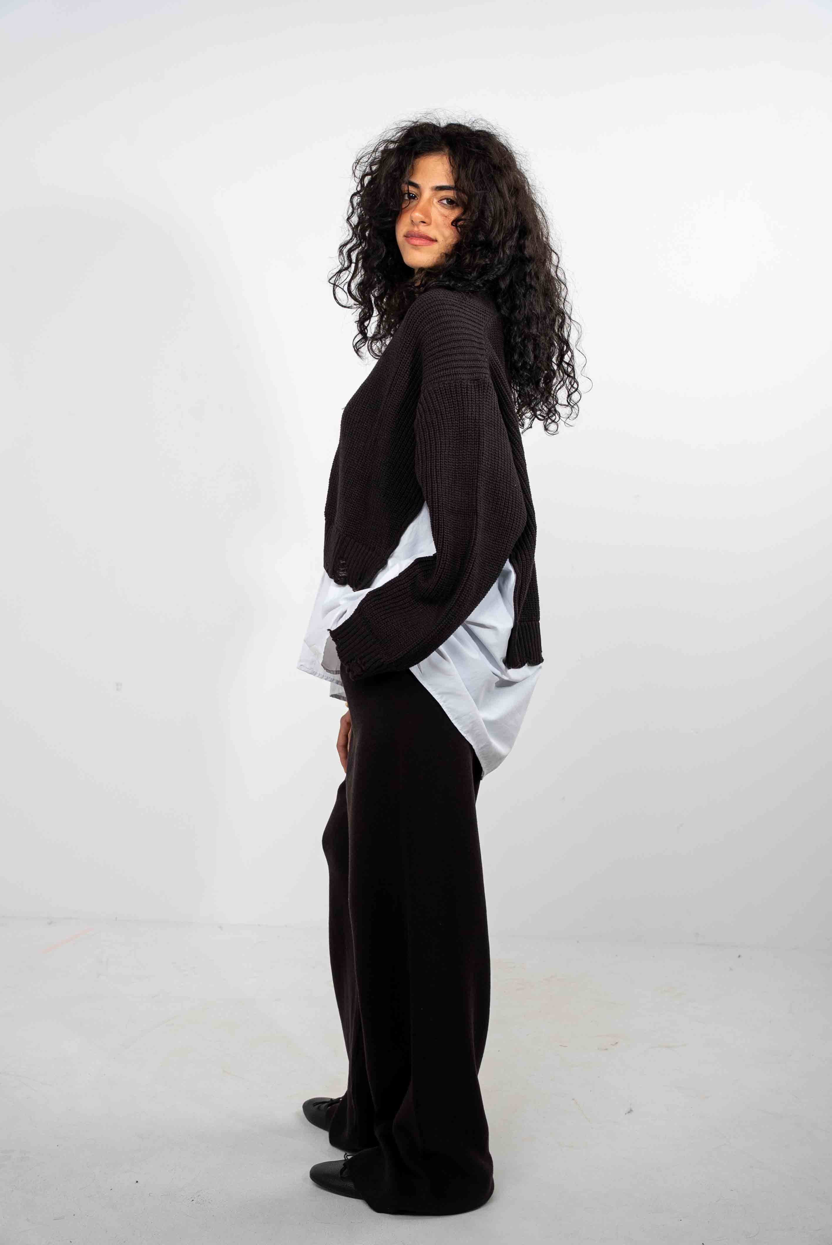 Shirt and sweater set