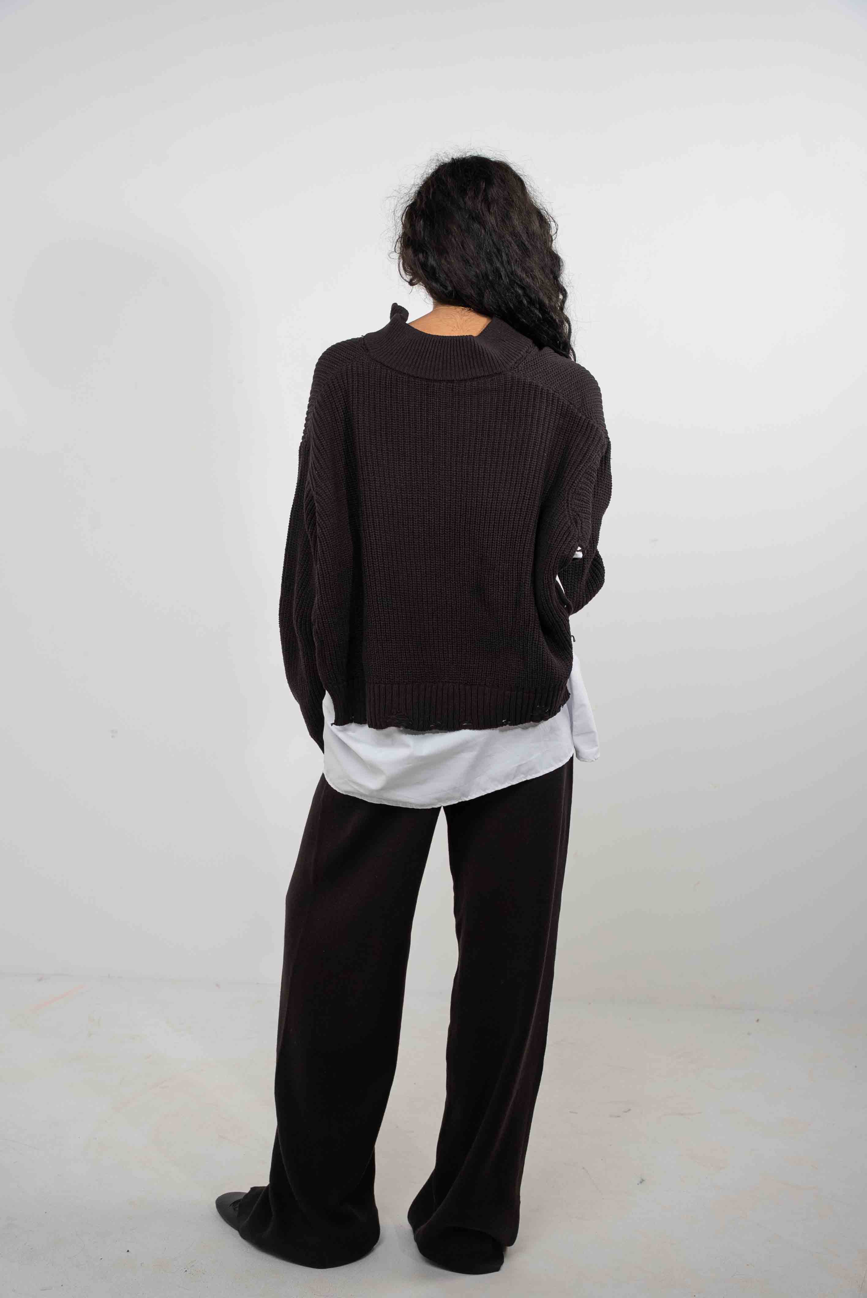 Shirt and sweater set