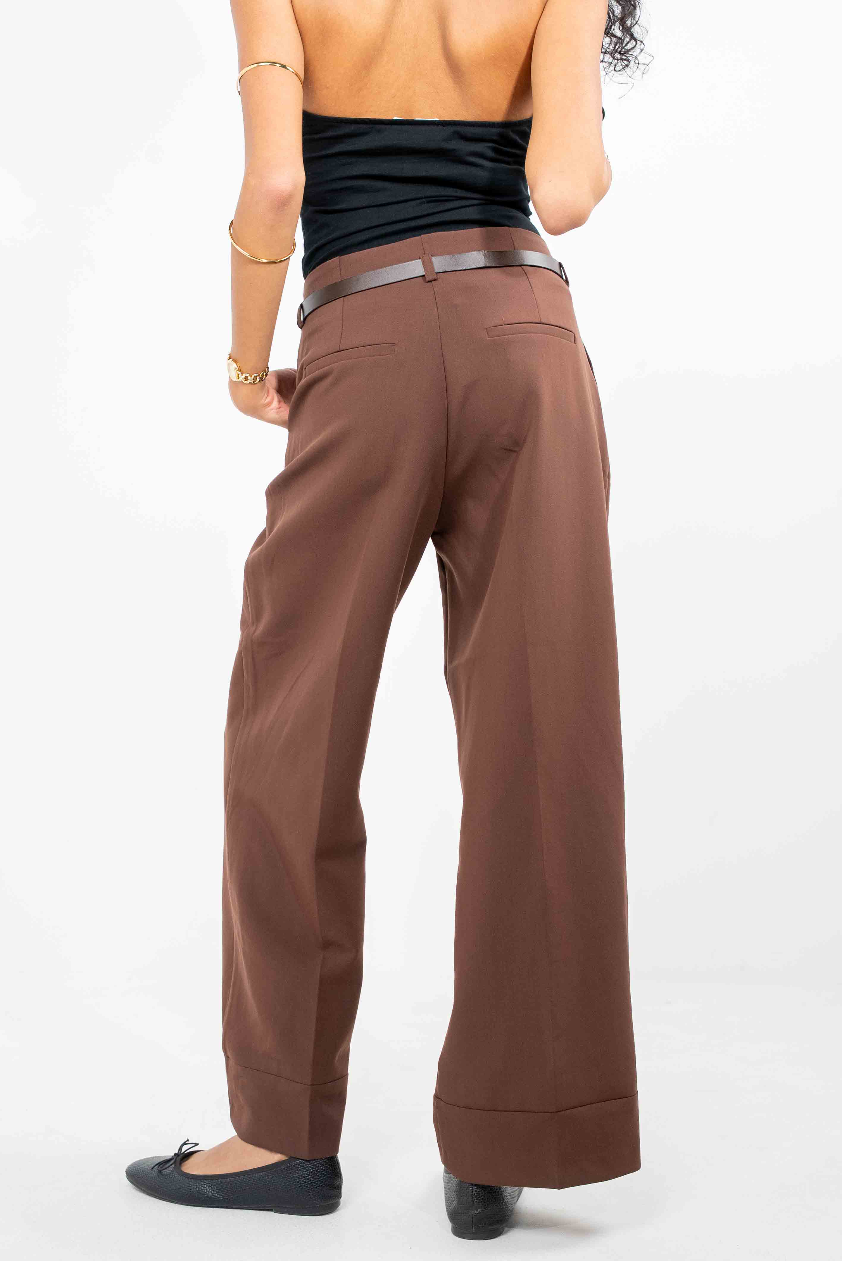 Brown Trousers Chic