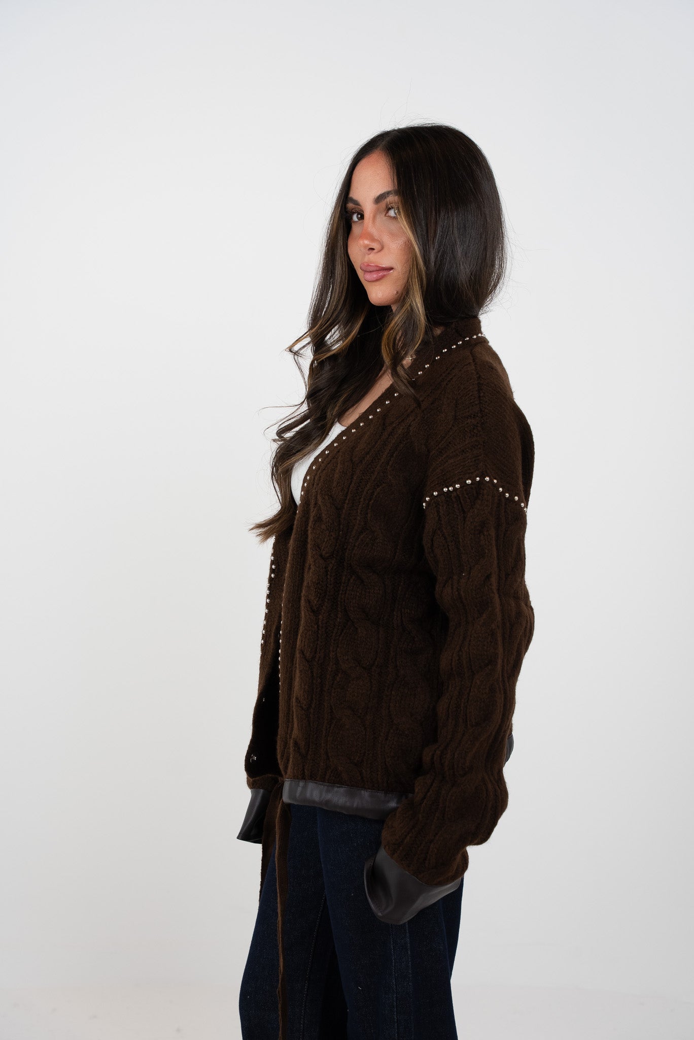 Fur Jacket With Hidden Strap